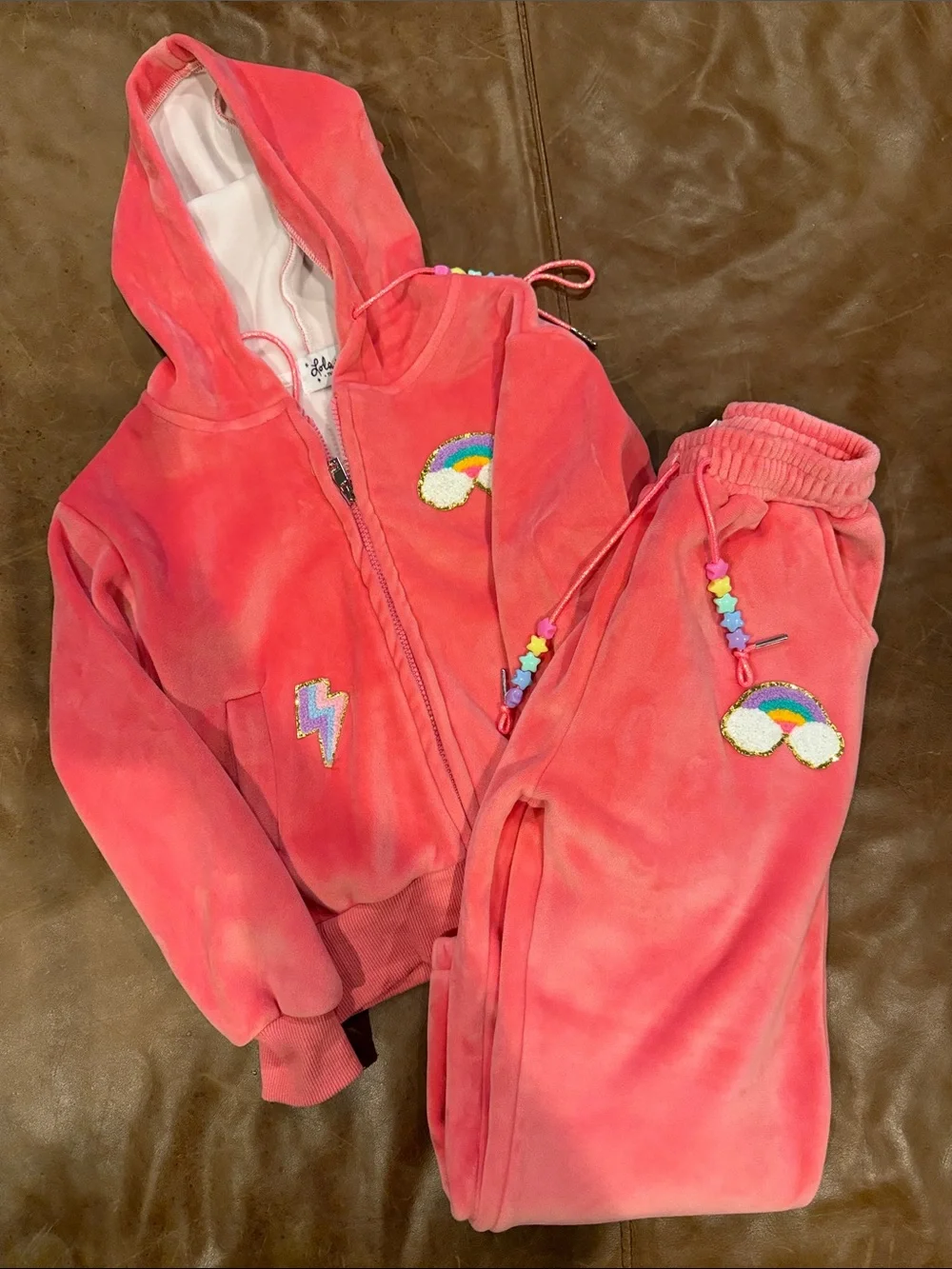 Lola and The Boys Sweatsuit Set